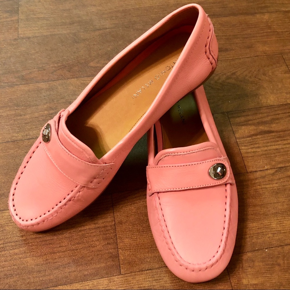 Antonio Melani Salmon Loafers - Size 8 1/2